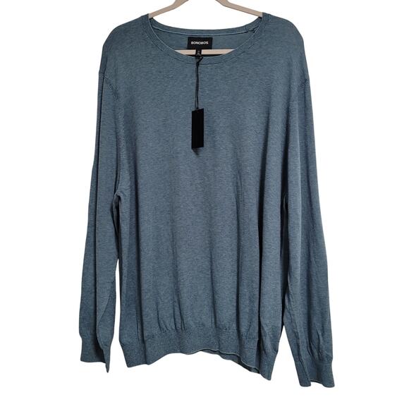 NWT BONOBOS Men's Slim Topaz Feeder Stripe Long Sleeve Shirt Size XXL - Picture 1 of 5